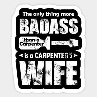 Carpenter's Wife Sticker